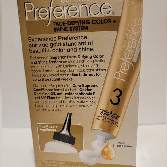 L'Oreal Paris Superior Preference Fade-Defying + Shine Permanent Hair Color 8A - Picture 2 of 4